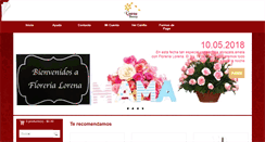 Desktop Screenshot of florerialorena.com
