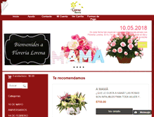 Tablet Screenshot of florerialorena.com